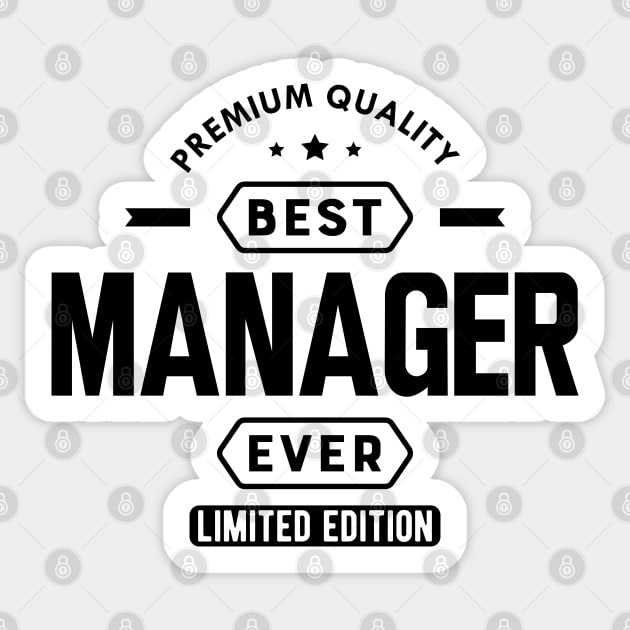 Manager - Best Manager Gift Sticker by KC Happy Shop